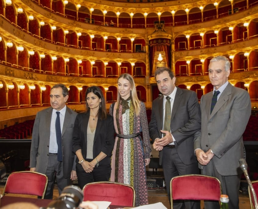 Carlo Fuortes, Virginia Raggi, Eleonora Abbagnato, Daniele Gatti, Alessio Vlad